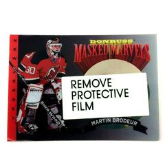 Martin Brodeur #2 Hockey Cards 1994 Donruss Masked Marvels Prices