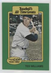 Ted Williams Baseball Cards 1987 Hygrade All Time Greats Prices