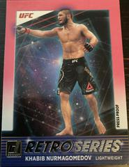 Khabib Nurmagomedov [Press Proof Pink] #9 Ufc Cards 2022 Panini Donruss UFC Retro Series Prices