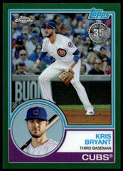 Kris Bryant [Green] #83T-10 Baseball Cards 2018 Topps Chrome 1983 Prices