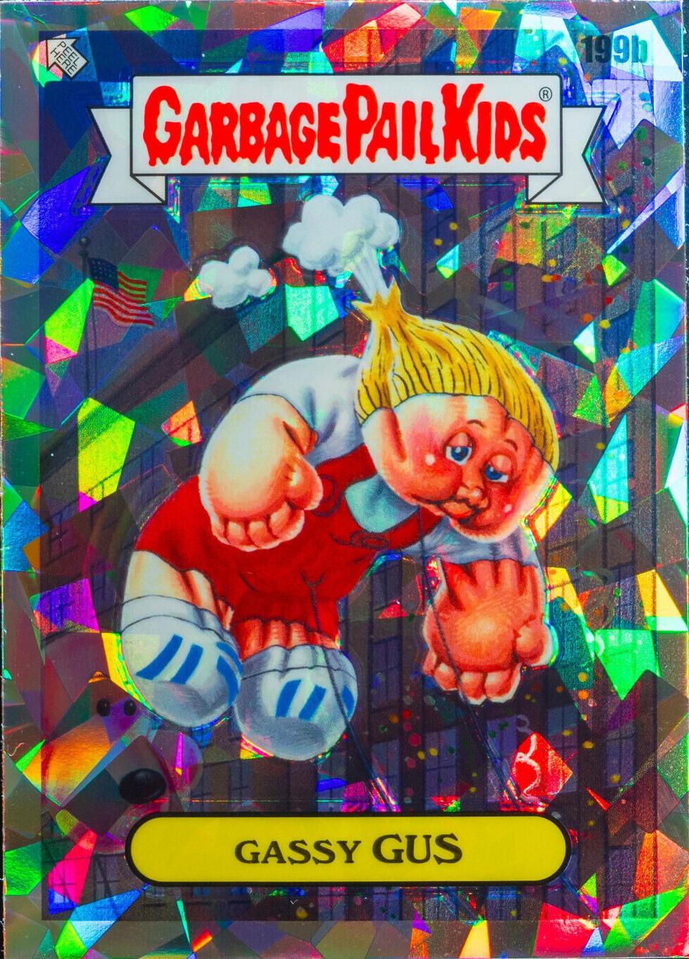 Gassy GUS [Atomic Refractor] #199b 2022 Garbage Pail Kids Chrome