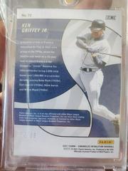 Back | Ken Griffey Jr. [Cosmic] Baseball Cards 2021 Panini Chronicles Revolution