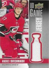 Andrei Svechnikov #GJ-AS	 Hockey Cards 2019 Upper Deck UD Game Jersey Prices