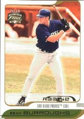 Sean Burroughs #227 Baseball Cards 2002 Fleer Focus JE Prices