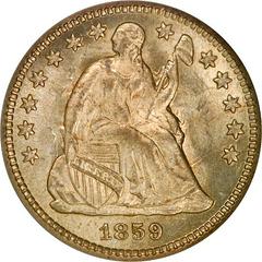 1859 O Coins Seated Liberty Half Dime Prices