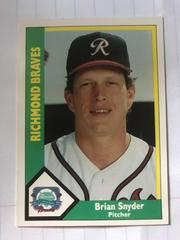 Brian Snyder #25 Baseball Cards 1990 CMC Richmond Braves Prices