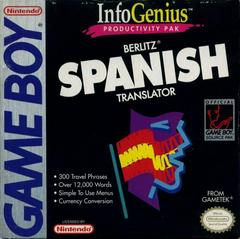 Berlitz Spanish Translator - Front | Berlitz Spanish Translator GameBoy