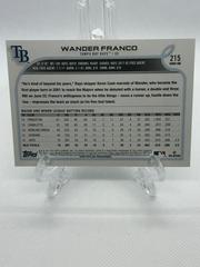 Back Of Card | Wander Franco Baseball Cards 2022 Topps