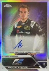 Amaury Cordeel #CAC-AC Racing Cards 2023 Topps Chrome Formula 1 Autograph Prices