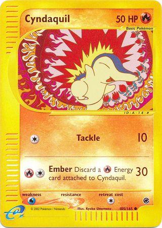 Cyndaquil [Reverse Holo] #105 Pokemon Expedition