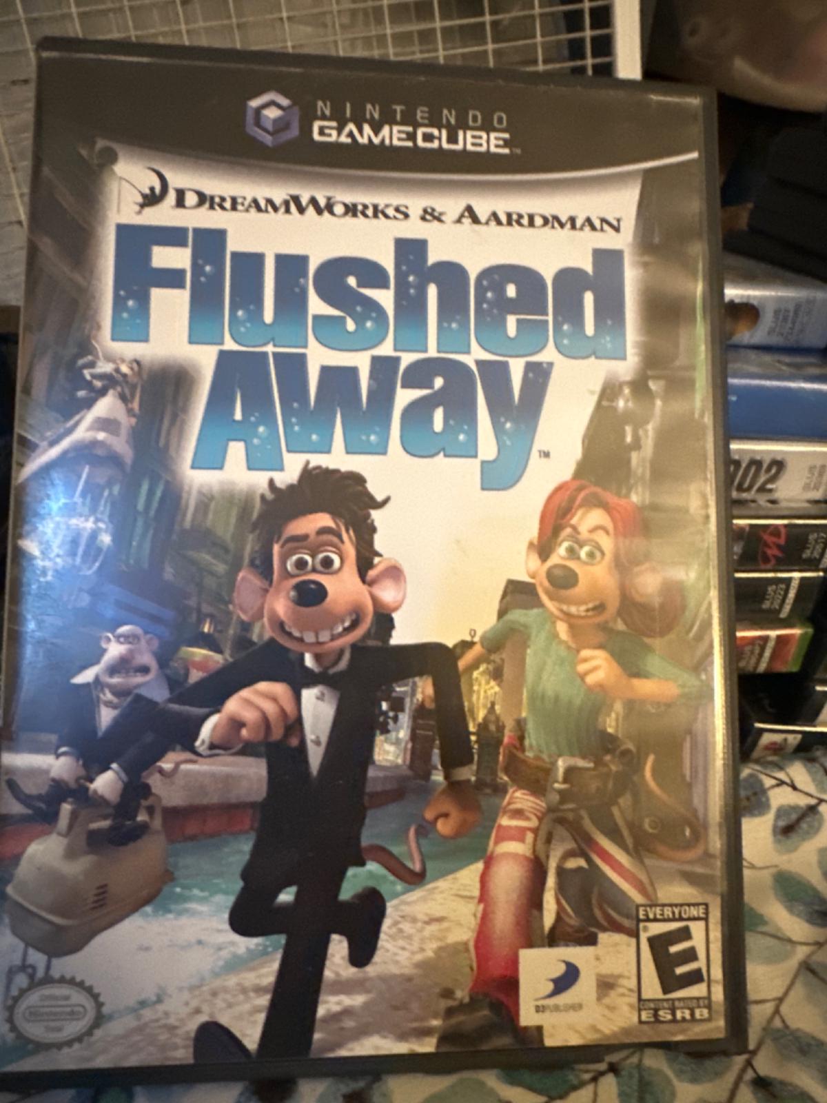Flushed Away Item, Box, and Manual Gamecube