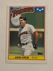 John Kruk [Tiffany] #41 Baseball Cards 1988 Topps American Prices