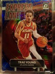 Trae Young [Blue] #3 Basketball Cards 2022 Panini Donruss Optic Express Lane Prices
