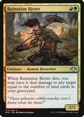 Ruination Rioter [Foil] Magic Modern Horizons Prices