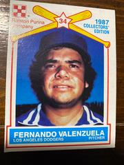 Fernando Valenzuela Baseball Cards 1987 Ralston Purina Prices
