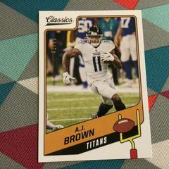A. J. Brown [Blue Back] #4 Football Cards 2021 Panini Classics Prices