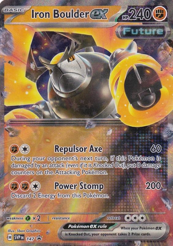 Iron Boulder Ex #147 Pokemon Promo