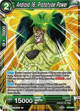 Android 16, Prototype Power [Foil] BT9-043 Dragon Ball Super Universal Onslaught