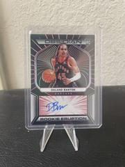 Dalano Banton [Red] #RES-DLB Basketball Cards 2021 Panini Obsidian Rookie Eruption Signatures Prices