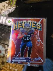Derrick Henry [Red] #H-10 Football Cards 2023 Panini Prestige Heroes Prices
