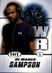 DeMarco Sampson #1 Football Cards 2011 Sage Hit Prices