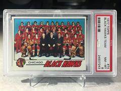 Black Hawks Team Hockey Cards 1977 Topps Prices