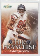 Andre Johnson #F-21 Football Cards 2008 Panini Score Franchise Prices