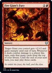 Fire Giant's Fury [Foil] Magic Kaldheim Prices