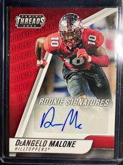 DeAngelo Malone #TH-DEM Football Cards 2022 Panini Chronicles Draft Picks Threads Rookie Signatures Prices
