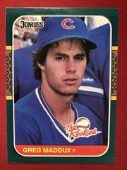 Greg Maddux Baseball Cards 1987 Donruss Rookies Prices