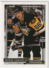 Mario Lemieux [Gold] #212 Hockey Cards 1992 Topps Prices
