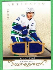 Bo Horvat [Material Gold] Hockey Cards 2021 Upper Deck Artifacts Prices