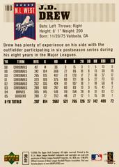 Rear | J.D. Drew Baseball Cards 2006 Upper Deck First Pitch