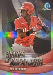 Elly De LA Cruz #SG-30 Baseball Cards 2022 Bowman Chrome Shades of Greatness Prices