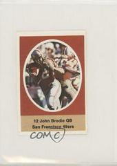 John Brodie Football Cards 1972 Sunoco Stamps Prices