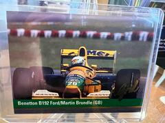 Benetton B192 Ford/Martin Brundle (GB) #19 Racing Cards 1992 Grid F1 Prices