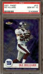 Ike Hilliard #10 Football Cards 2001 Topps Finest Prices