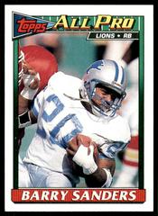 Barry Sanders #415 Football Cards 1991 Topps Prices
