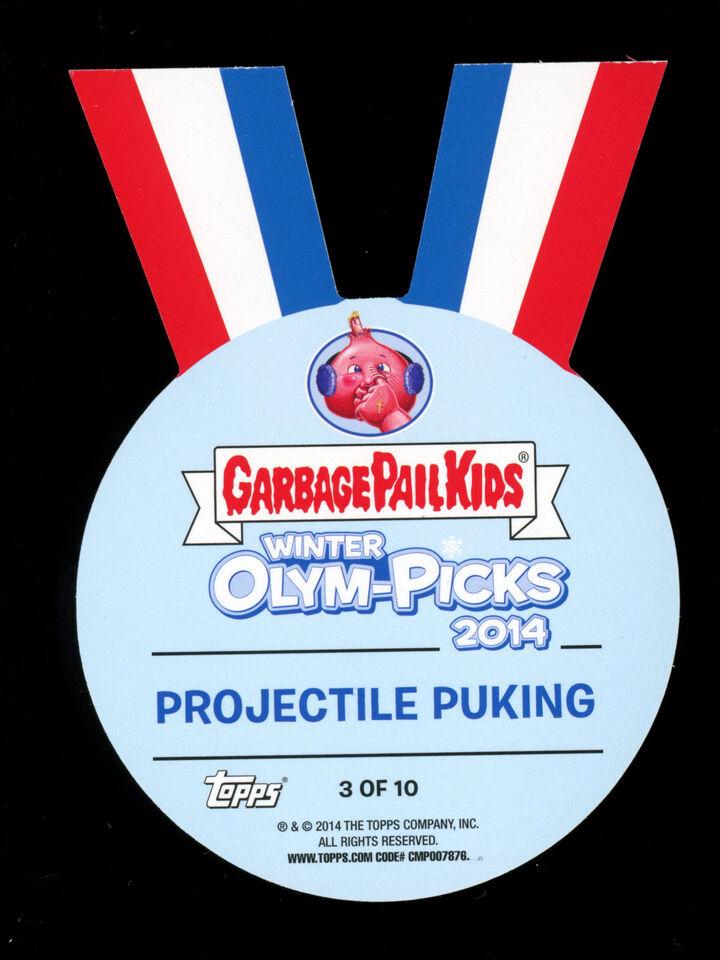 Projectile Puking 3 Prices 2014 Garbage Pail Kids GPK Cards