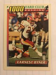 Earnest Byner Football Cards 1991 Topps 1000 Yard Club Prices