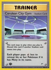 Cerulean City Gym [1st Edition] #108 Pokemon Gym Heroes Prices