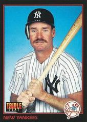 Wade Boggs, Jim Abbott  [New Yankees] #258 Baseball Cards 1993 Panini Donruss Triple Play Prices