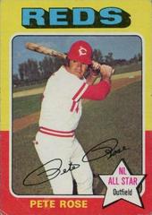 Pete Rose Baseball Cards 1975 Topps Prices