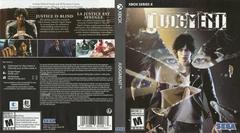 Judgment -  Box Art - Cover Art | Judgment Xbox Series X