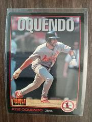 Jose Oquendo #228 Baseball Cards 1993 Panini Donruss Triple Play Prices