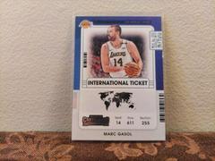 Marc Gasol Basketball Cards 2021 Panini Contenders International Ticket Prices