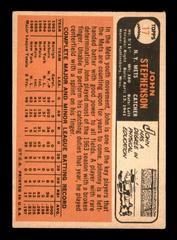 Back | Johnny Stephenson Baseball Cards 1966 Topps