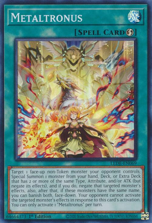 Metaltronus LEDE-EN069 YuGiOh Legacy of Destruction