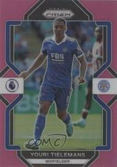 Youri Tielemans [Pink] Soccer Cards 2022 Panini Prizm Premier League Prices