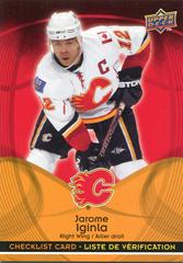 CheckList - Jerome Iginla #CL2 Hockey Cards 2009 Upper Deck McDonald's Prices